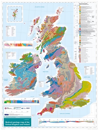 Bedrock Geology of the UK & Ireland unfolded